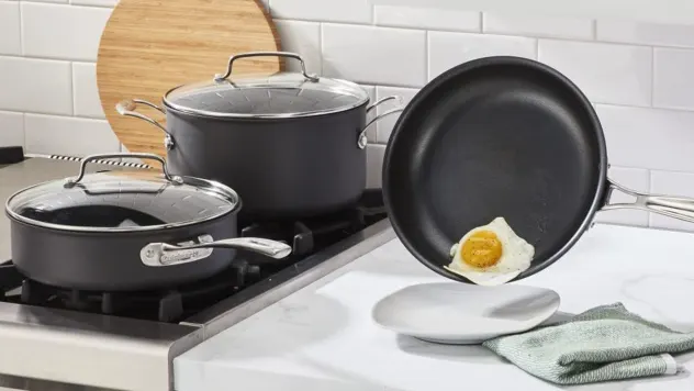 Cuisinart 9-Piece Hard Anodized Cookware Set