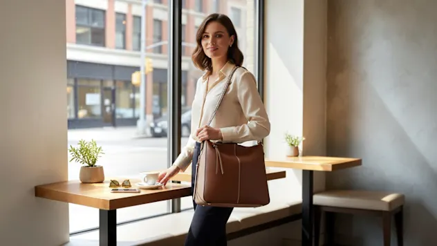 Malibu Skye Chelsea Two-Tone Shoulder Bag