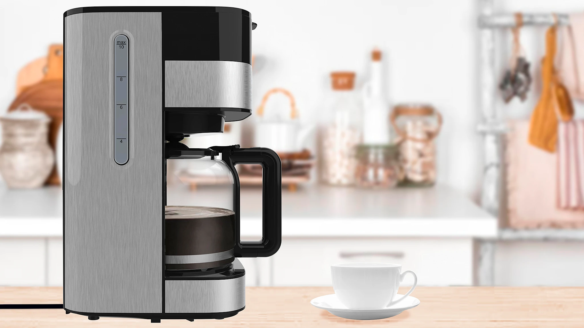 Quirky Cafe 6-Cup or Roast 15-Cup Programmable Coffee Makers
