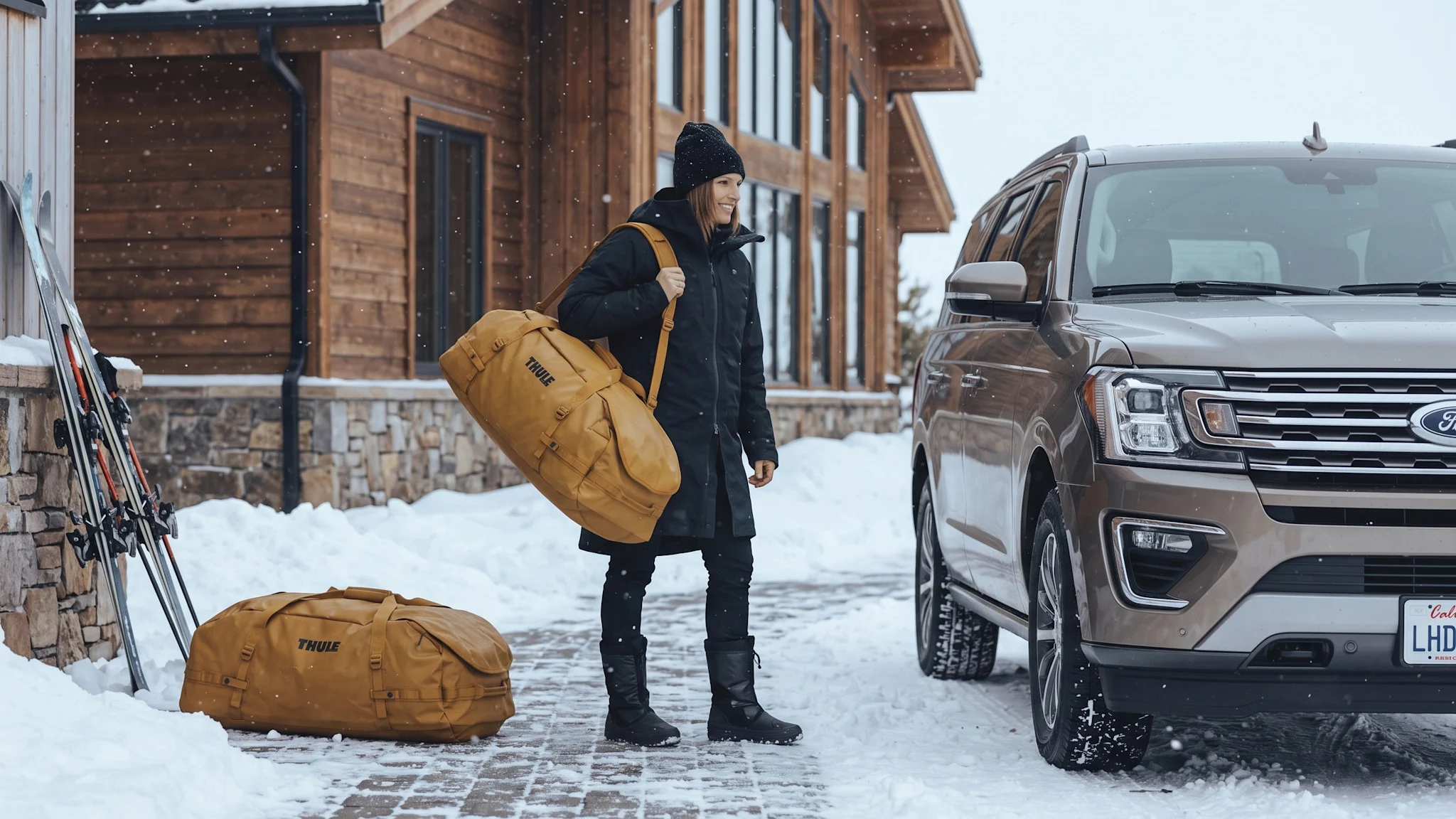 Thule Chasm 130L Duffel Bag (Golden Brown)