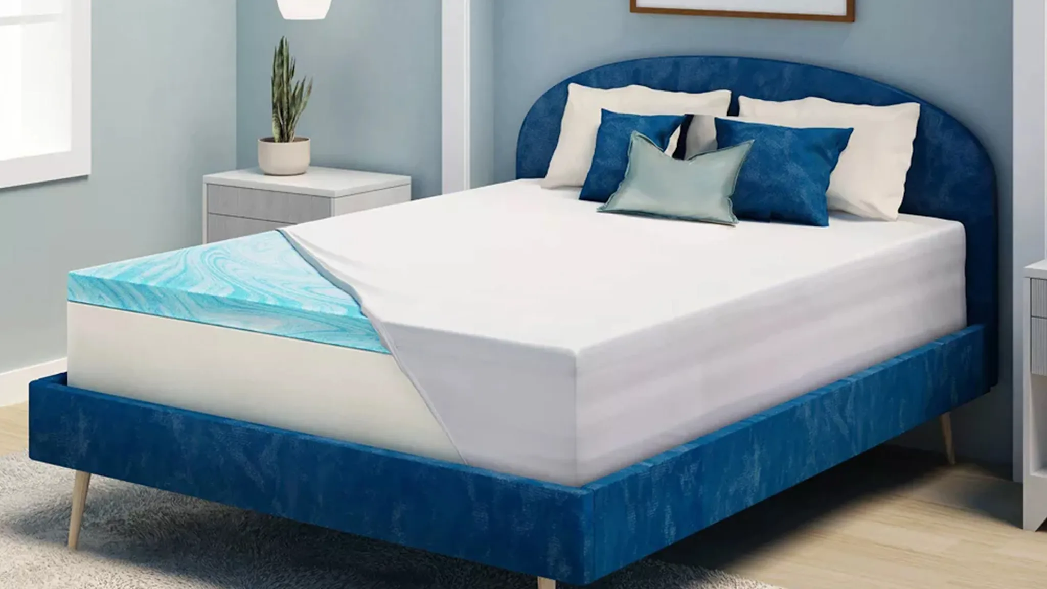 Serta PerfectSleeper 3" DuoCool Gel Memory Foam Mattress Topper