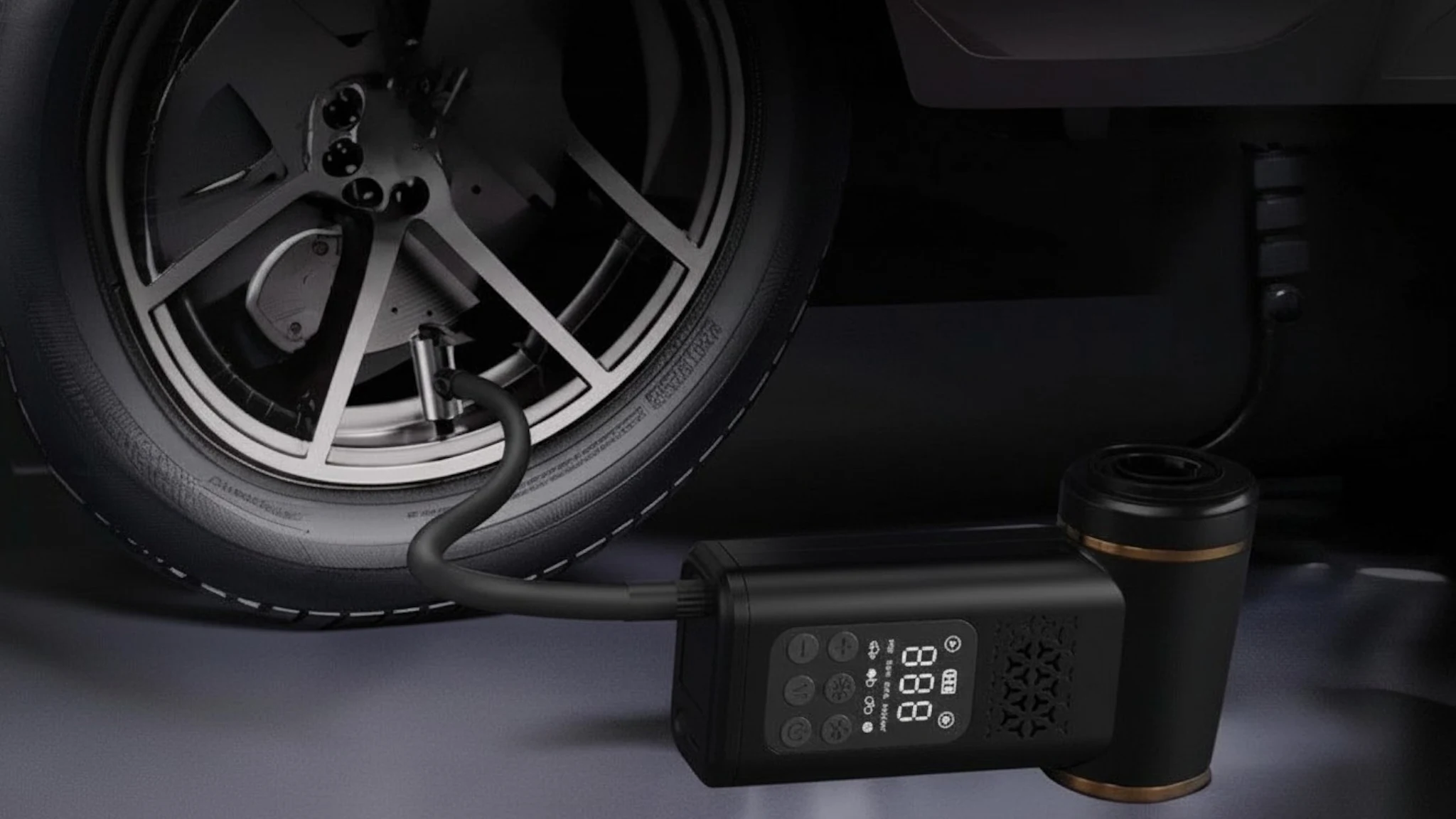 Parsecs 3-in-1 Rechargeable Cordless Tire Inflator, Vacuum and Blower