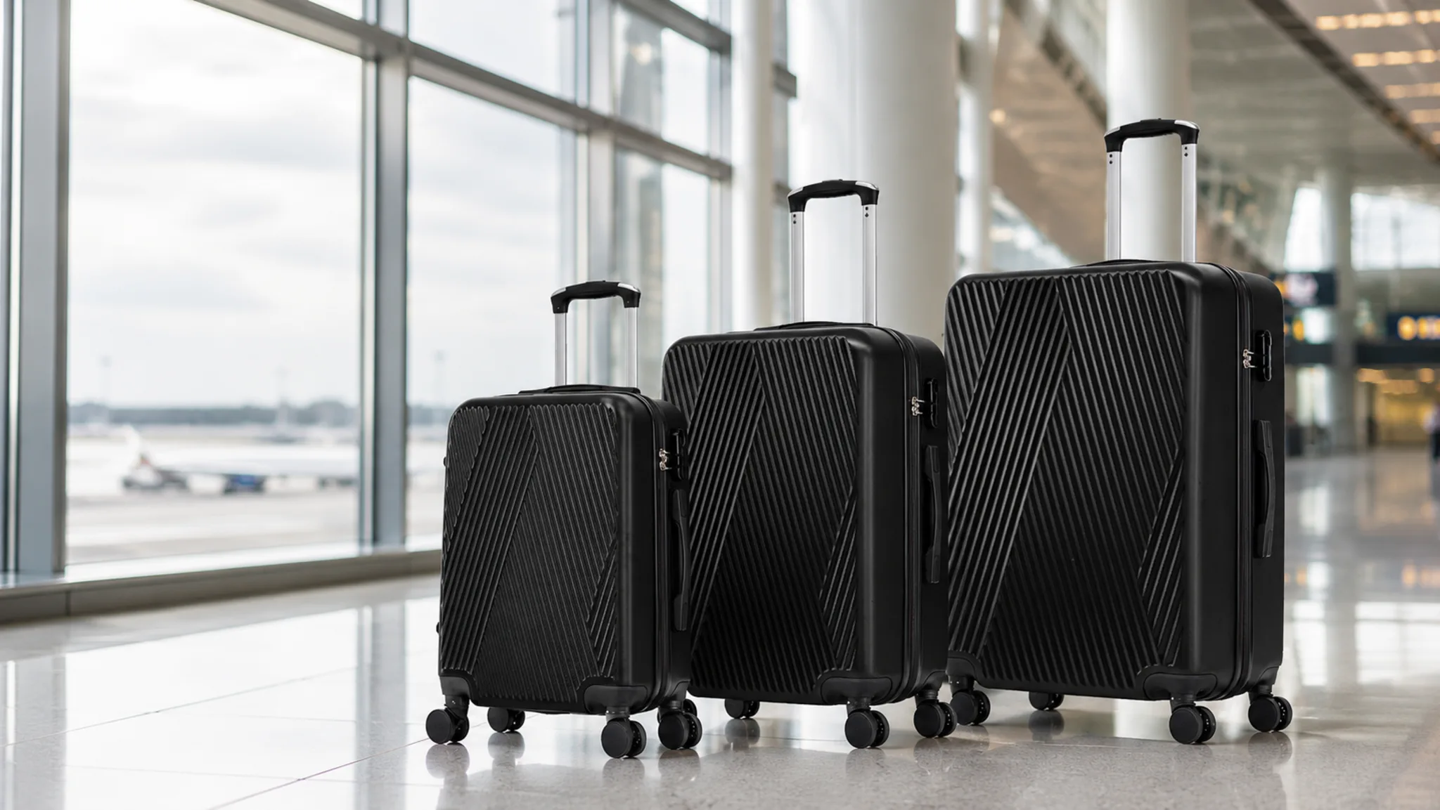 TUCCI Italy Colpi 3-Piece Hardside Luggage Set
