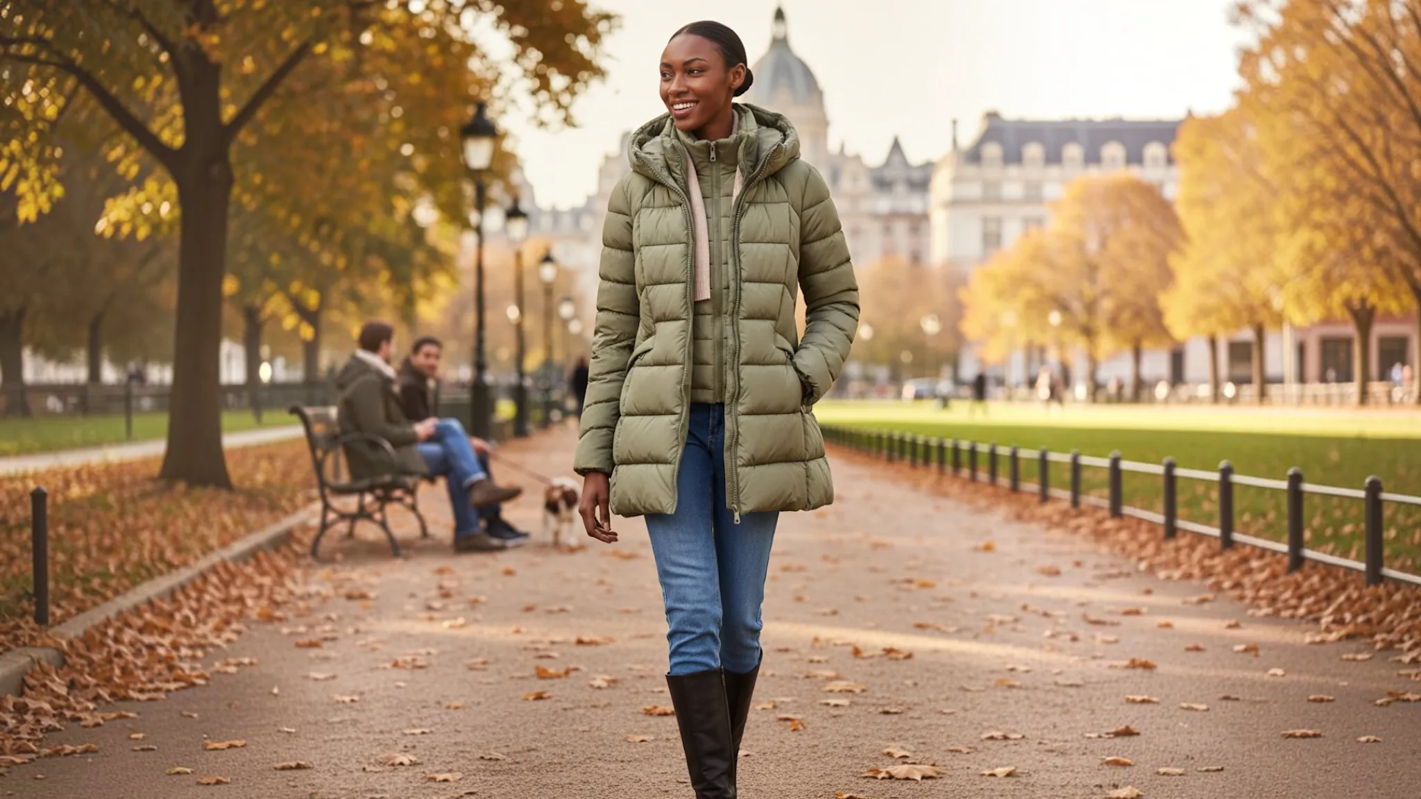 Bernardo Hooded Cosmic Puffer Coat with Bib