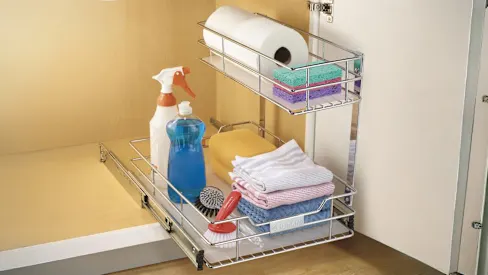The Two-Tier Cabinet Organizer