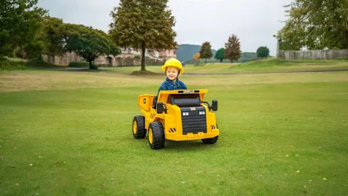 The CAT 12V Dump Truck Ride-On