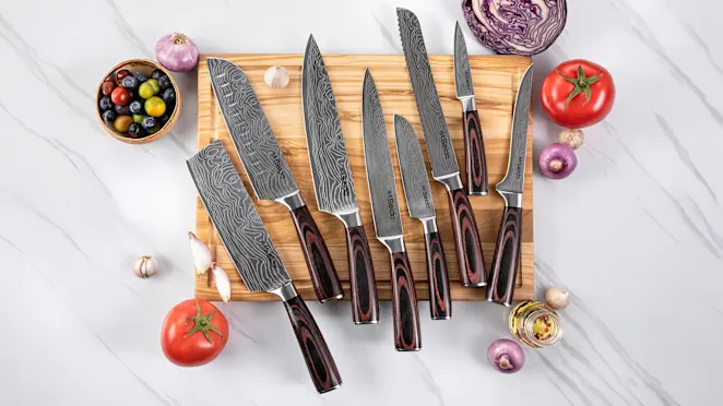 The 8-Piece Japanese Master Chef Knife Set