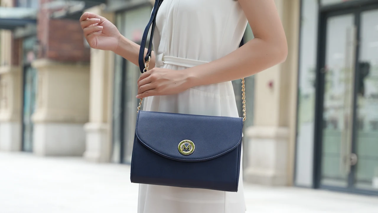MKF Collection Andra Women’s Vegan Leather Crossbody Bag by Mia K.