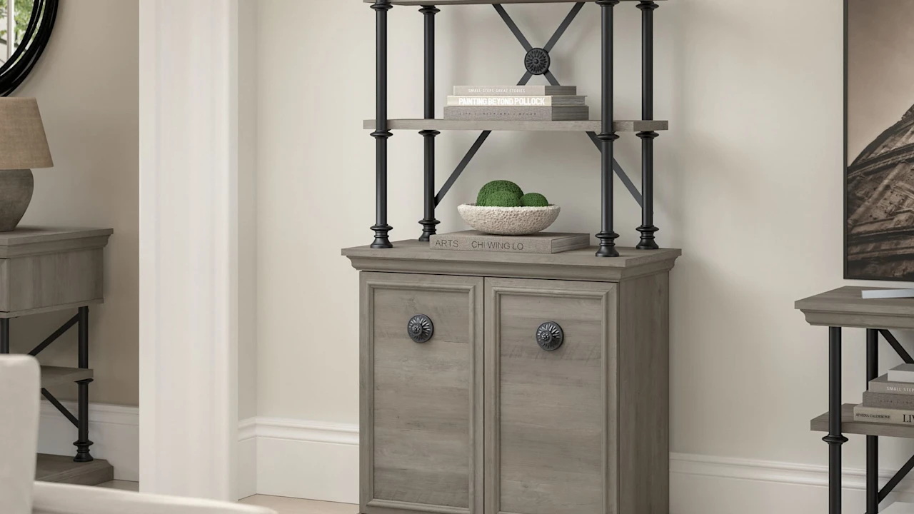 Coliseum Designer Bookcase with Doors