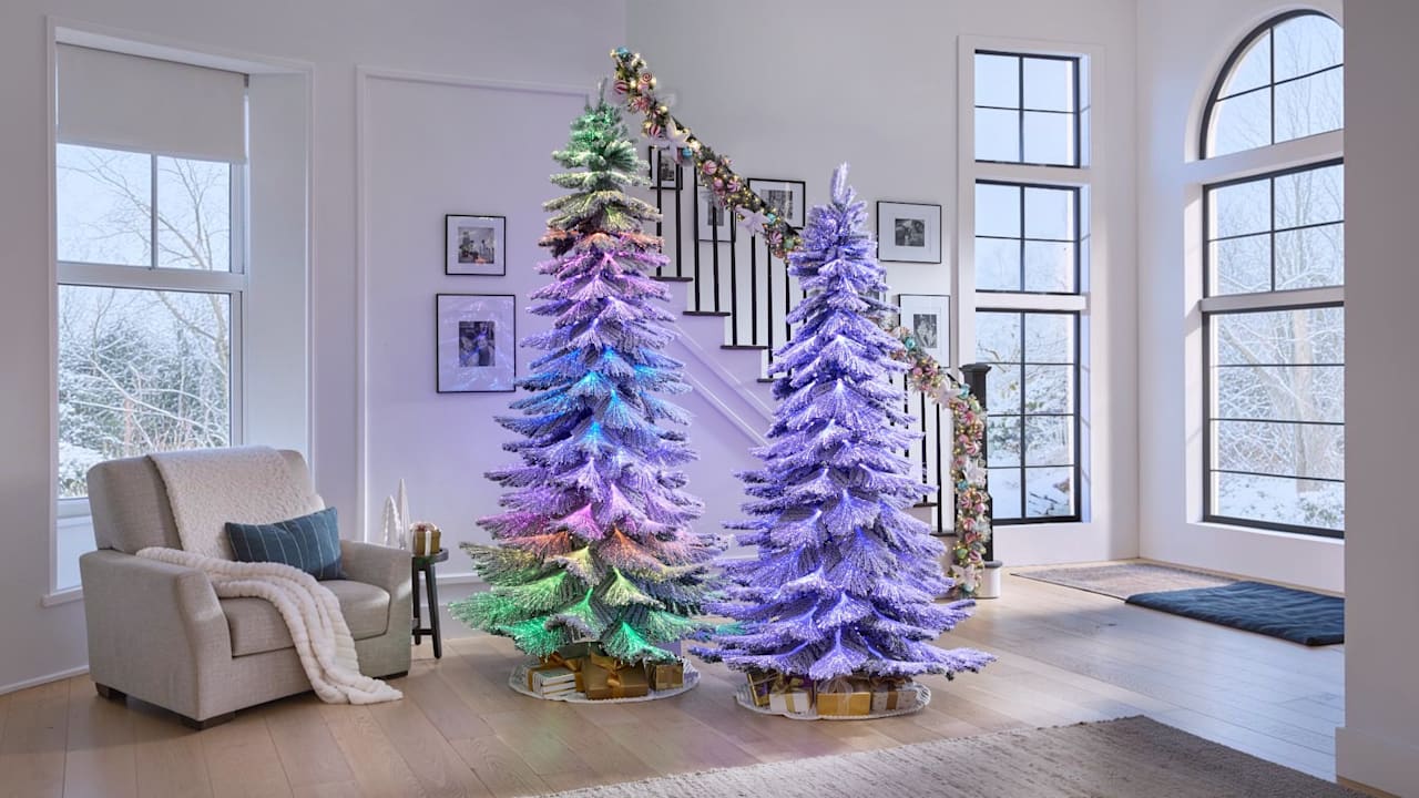 The Fiber-Optic Northern Lights Tree (7.5')