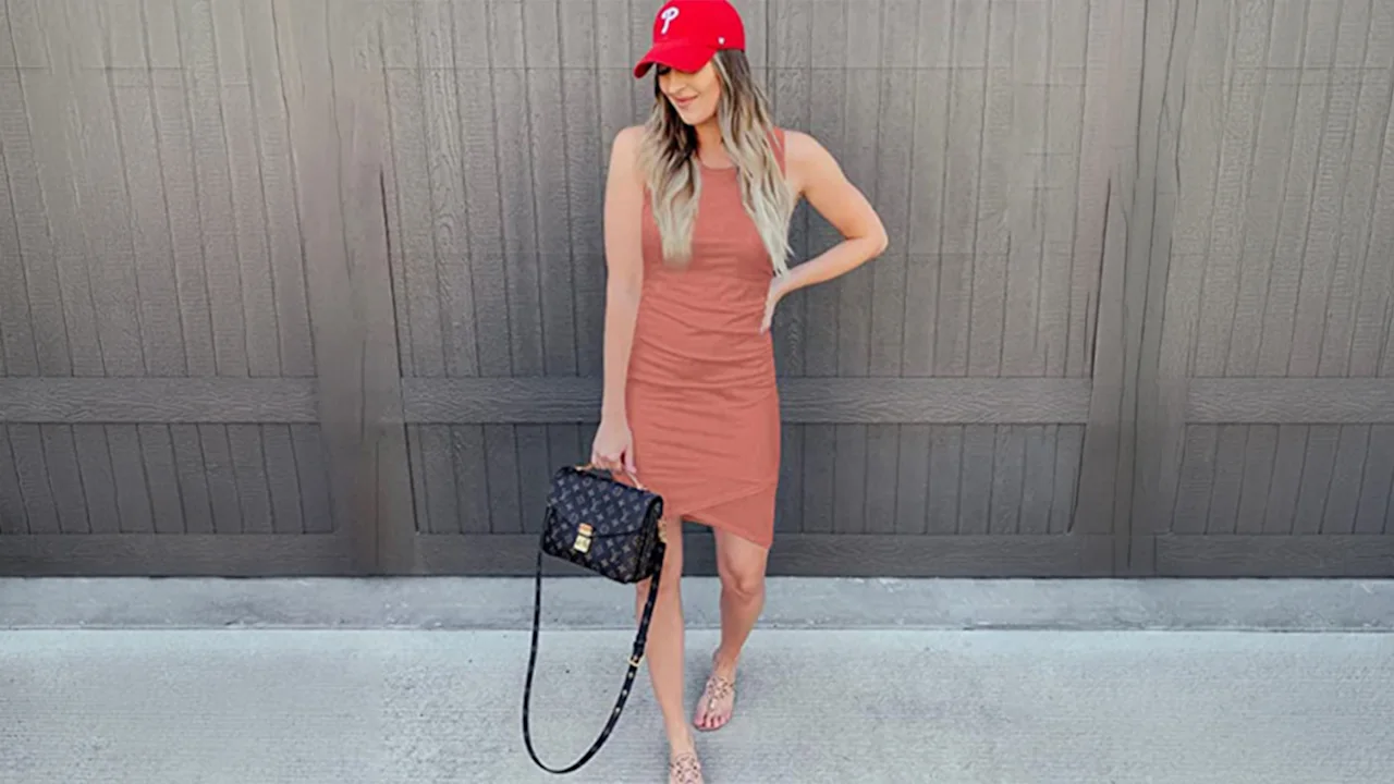 Krediz Women's Casual Summer Crew Neck Sleeveless Mini Dress