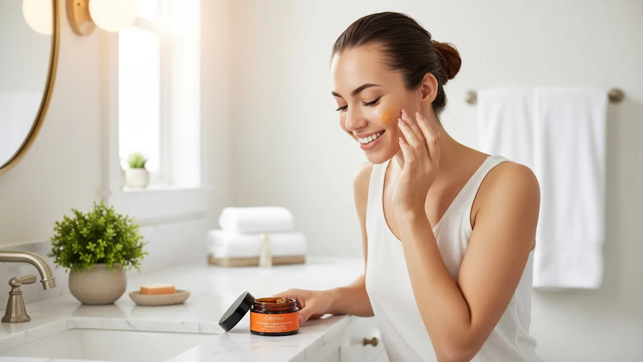 skinChemists Vitamin C Brightening Orange Mask