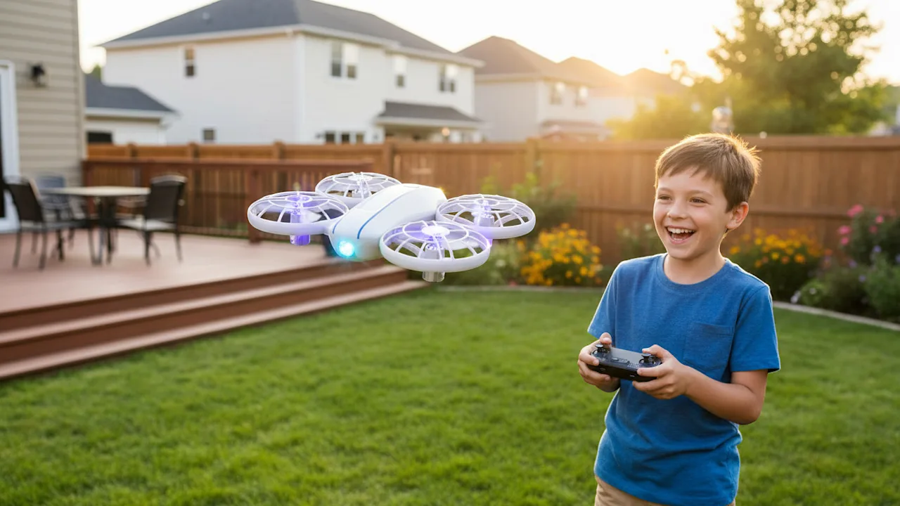 Hakol Forestdream Kids Mini Drone Toy with Lights & 3D Flips