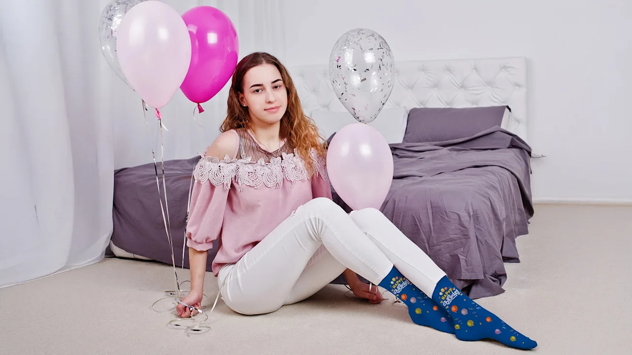 3-Pack: Titan Happy Birthday Greeting Card & Novelty Socks Set