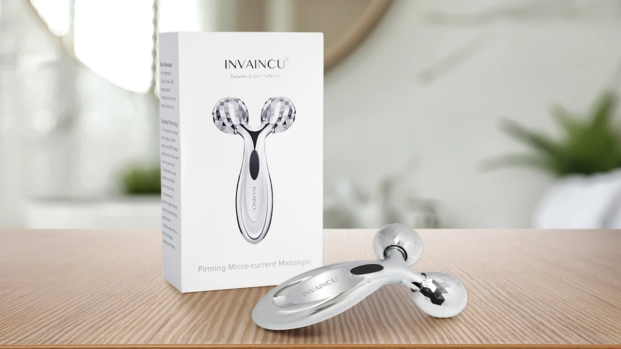 Invaincu Health Wrinkle Tightening Solution & Firming Micro-Current Massager Set