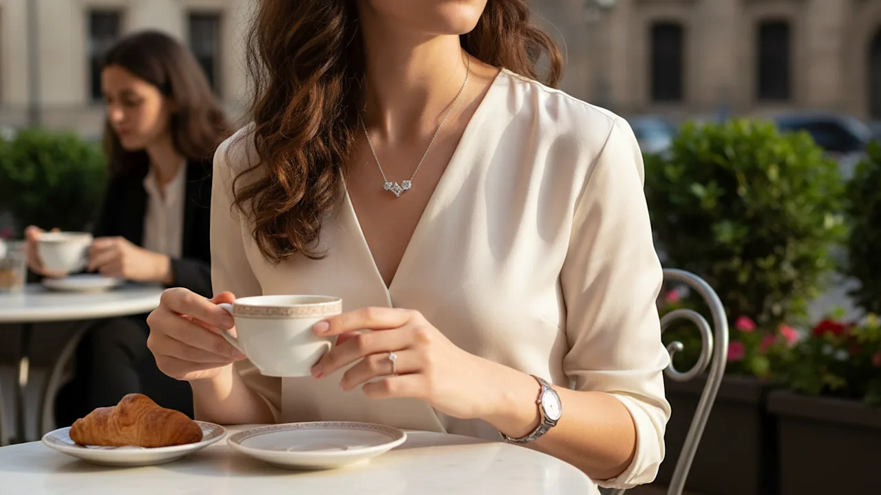 The Moissanite Trio Necklace