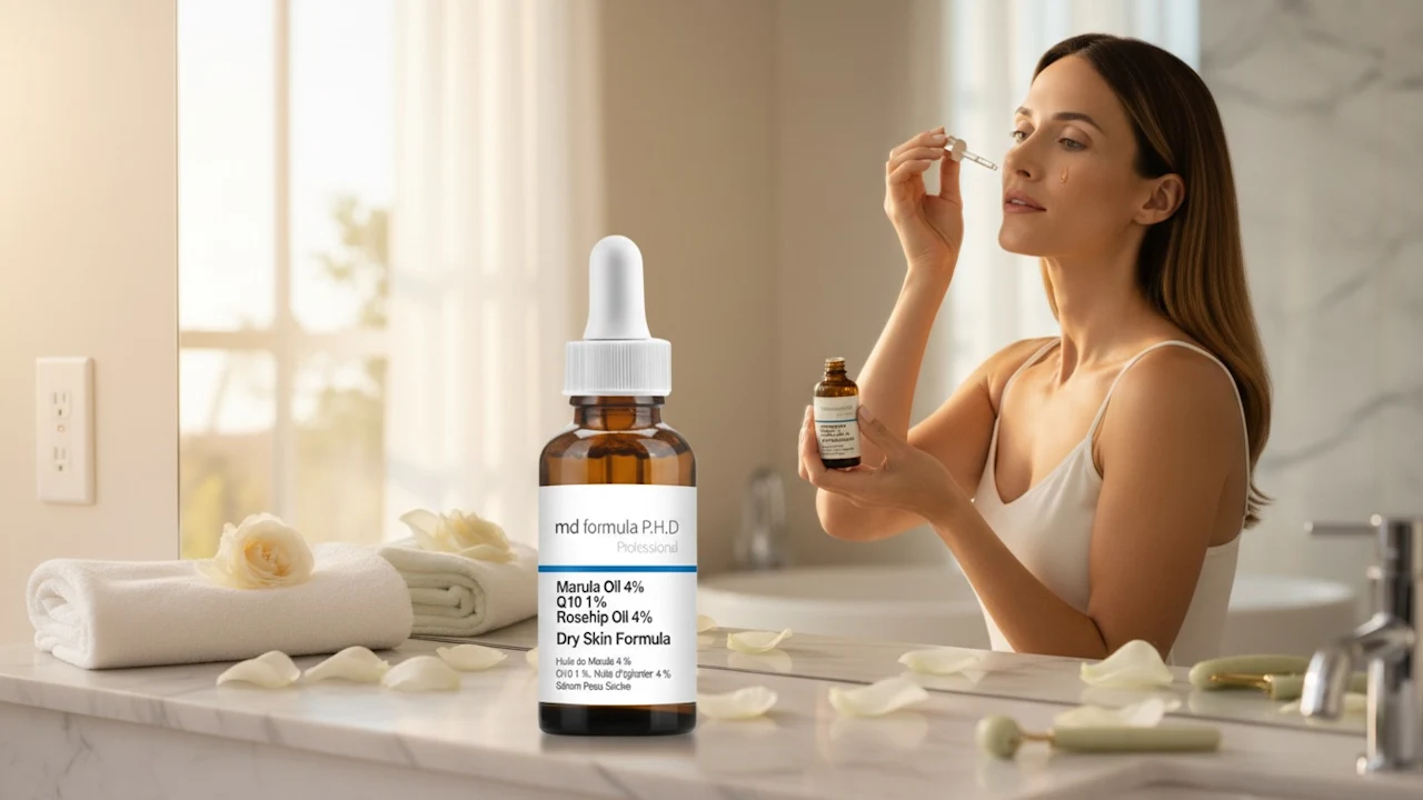 MD Formula Dry Skin Serum with Marula Oil, Q10 & Rosehip Oil