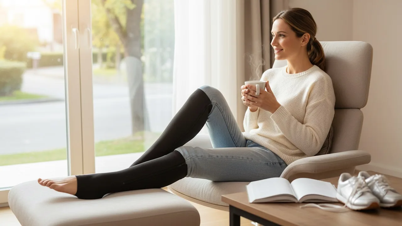 3-Pack: Titans Zip-Up Open-Toe Compression Socks
