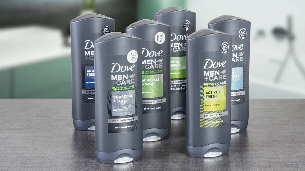 6-Pack: Dove Men+Care Body and Face Wash