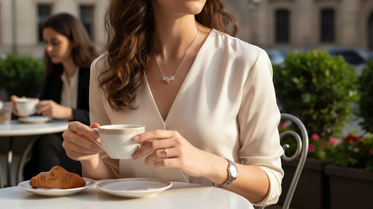 The Moissanite Trio Necklace