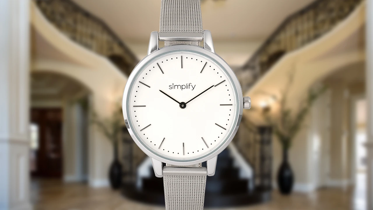 Simplify The 5800 Ladies Watch with Mesh Band