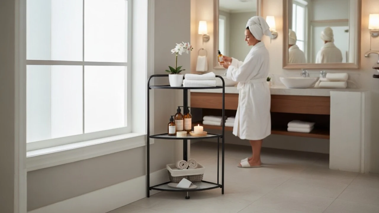 The Foldable 3-Tier Corner Shelf