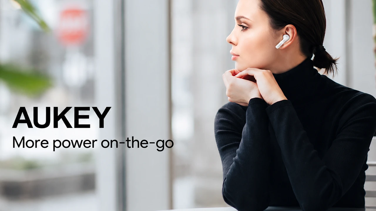 AUKEY White EP-T21 True Wireless Earbuds