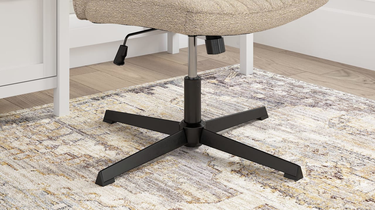 Sutton Armless Computer Chair Without Wheels