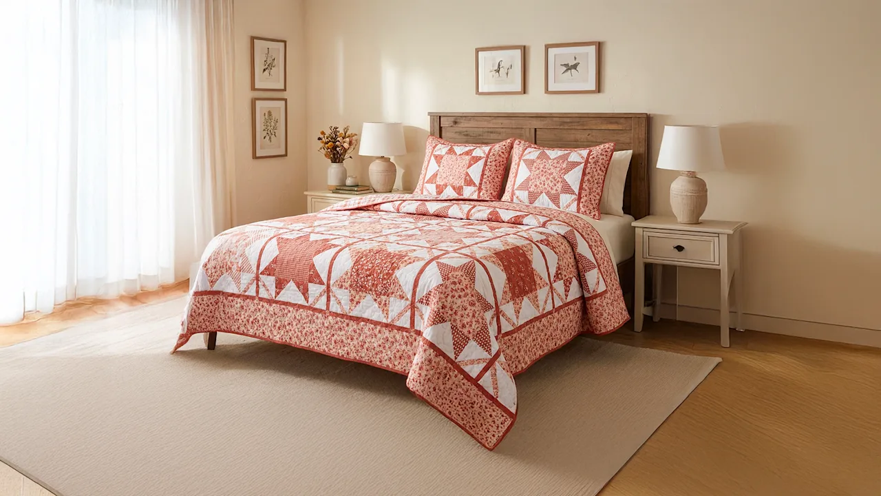 Emeryn House Cotton Patchwork Quilt