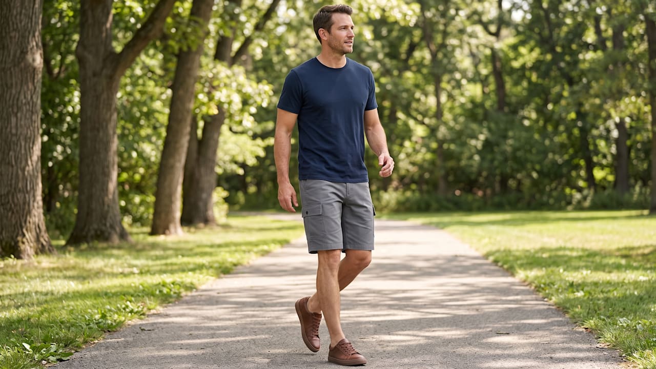 3-Pack: GBH Men's Cotton Flex Stretch Cargo Shorts