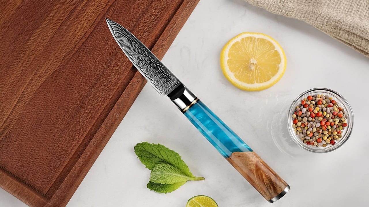 The Executive Damascus Paring Knife