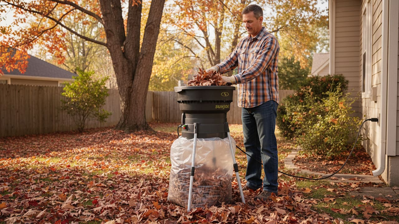 The Electric Leaf Mulcher