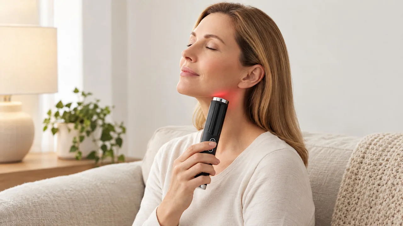 The Red, Blue, and Infrared Light Skincare Device