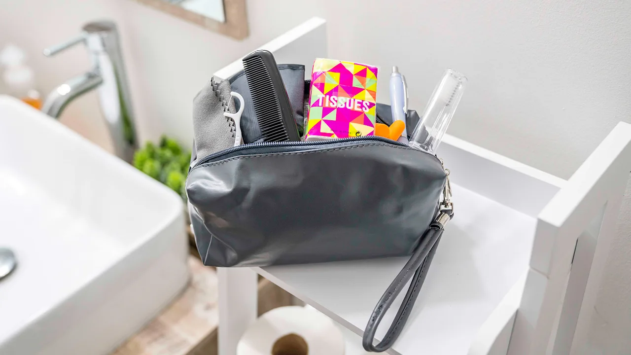 Krediz 9-Piece First Class Travel Kit with Toiletry Pouch Bag
