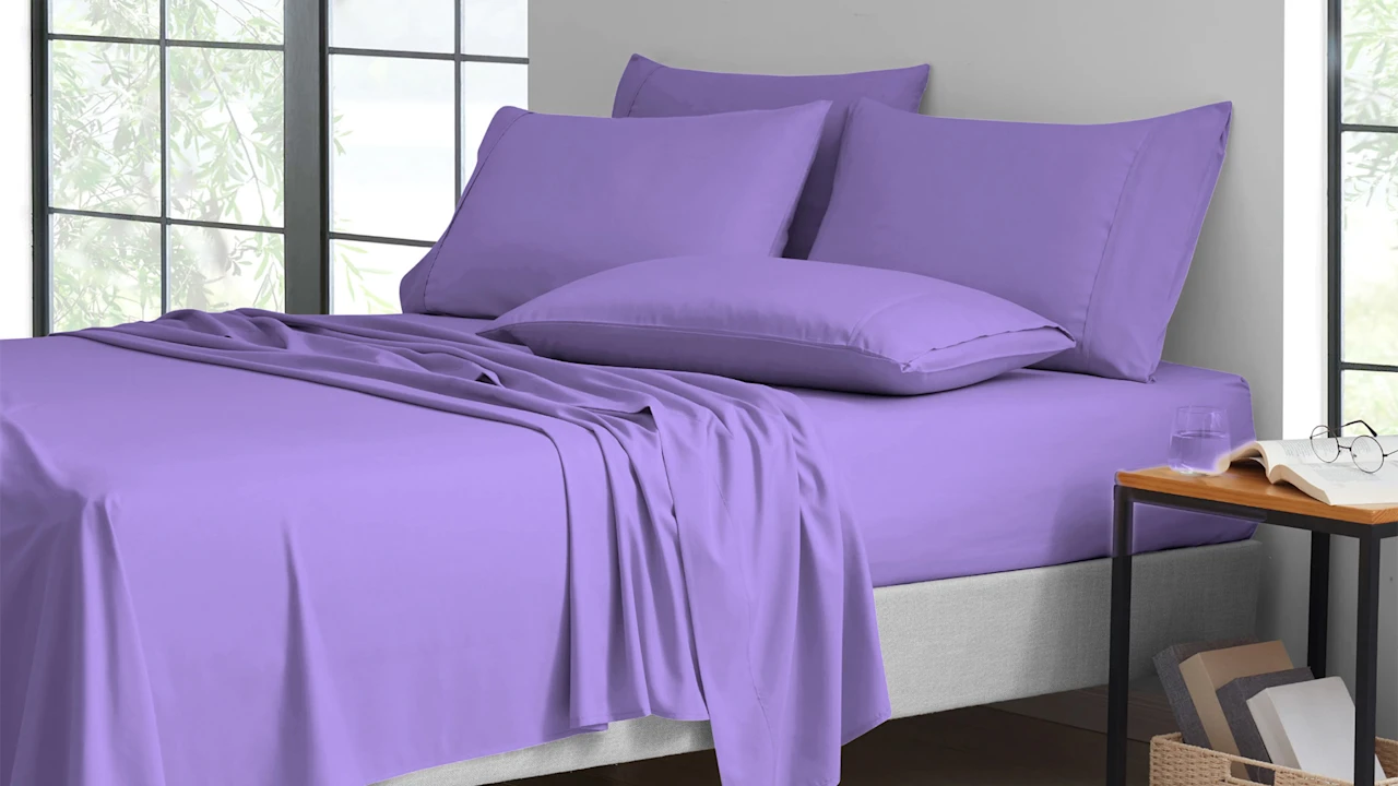 Bibb Home Bamboo 6-Piece Luxury Sheet Set