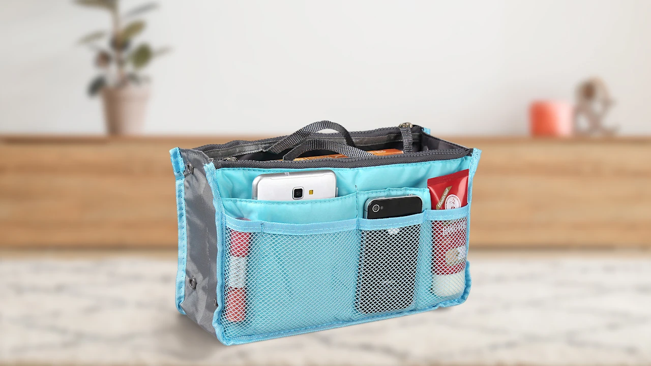 Fresh Fab Finds 13-Pocket Travel Handbag Organizer