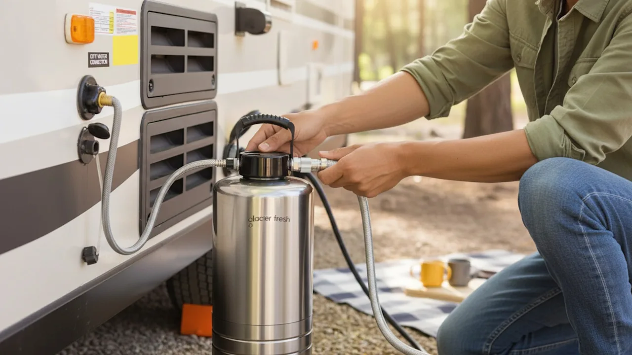 The Portable RV Water Softener