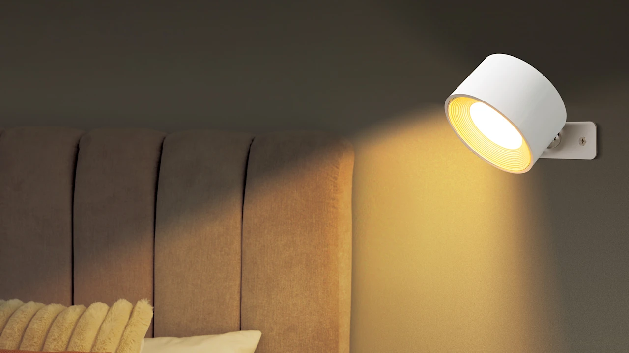 2-Pack: Lomi Rechargeable LED Magnetic Spotlights