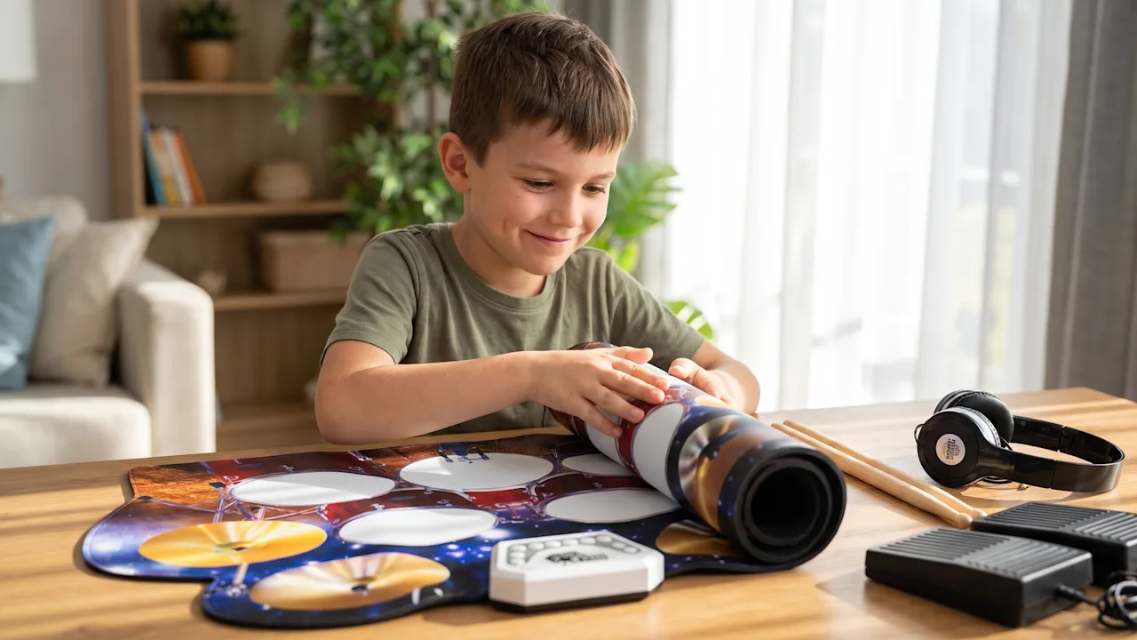 The Portable Electronic Drum Set