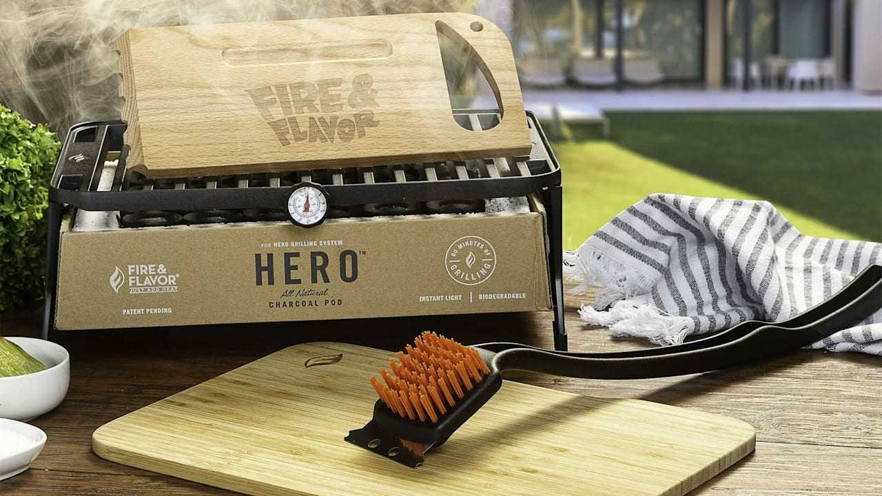 2-Pack: Fire And Flavor Nylon Grill Brush