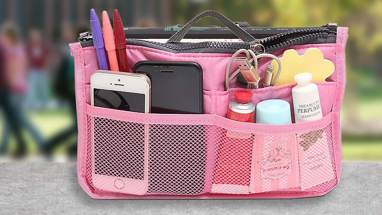 3-Pack: XIX Travel Tote Bag & Cosmetic Organizer