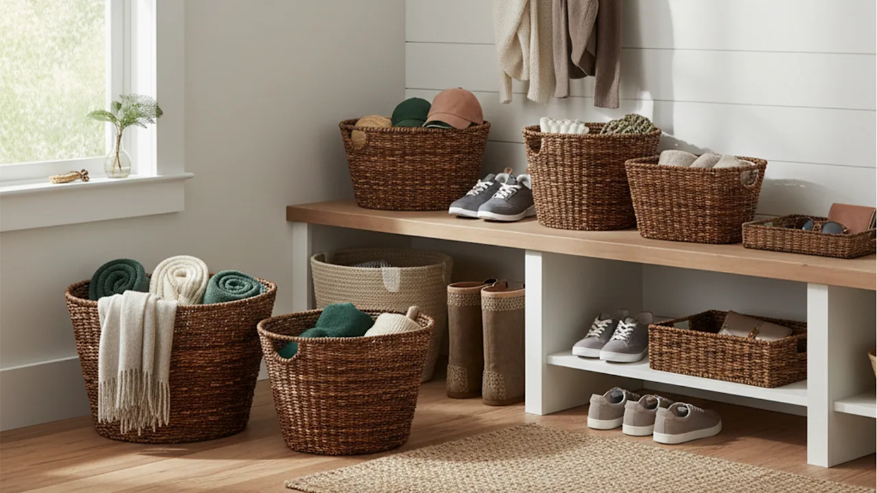 The 13-Piece Handwoven Basket Set