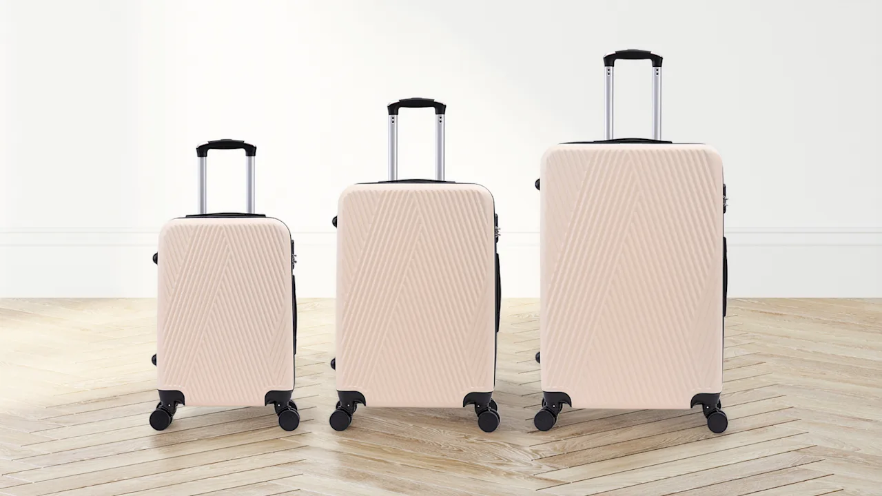 TUCCI Italy Colpi 3-Piece Hardside Luggage Set