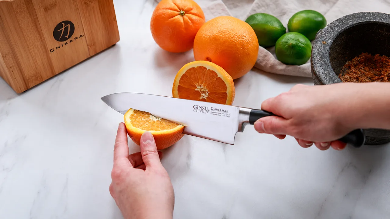 Ginsu 3-Piece Chikara Chef Knives and Shears Set