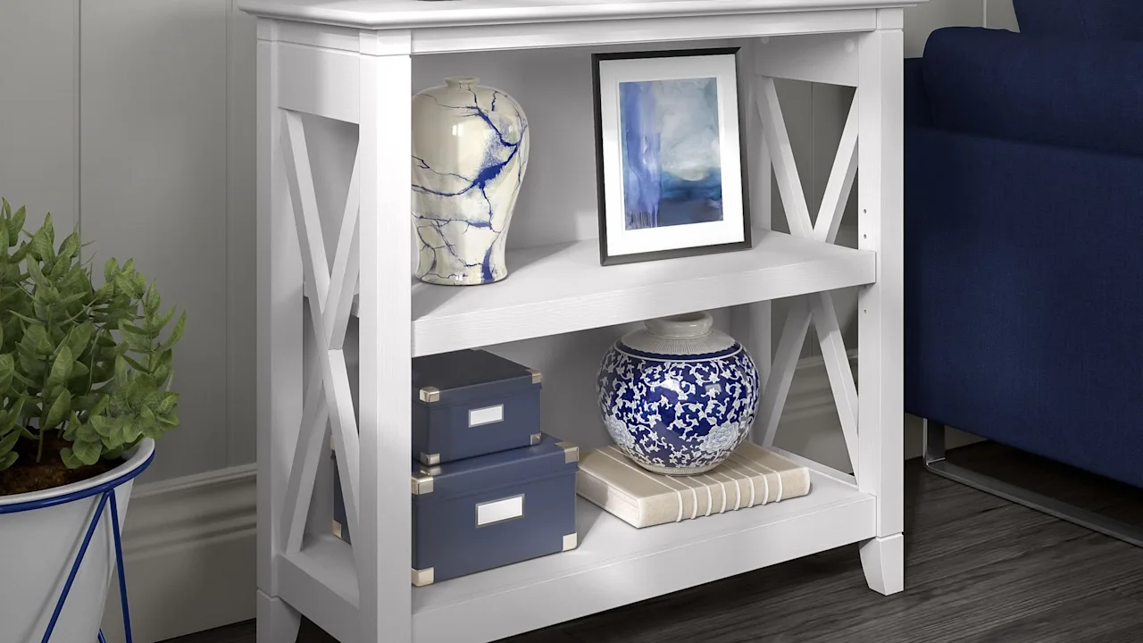 Key West Small 2 Shelf Bookcase