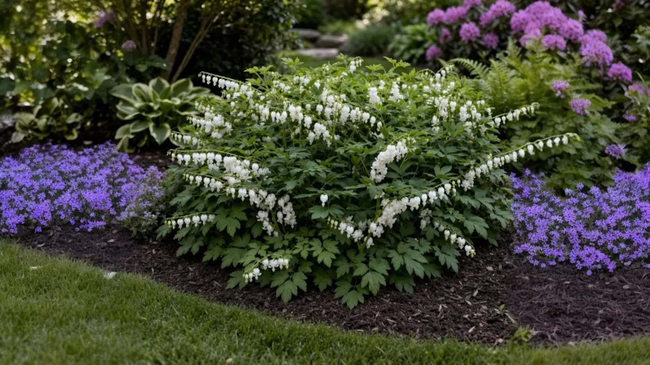 The Bare Root White Bleeding Hearts