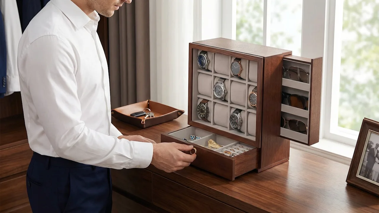 The Multi Compartment Watch Organizer