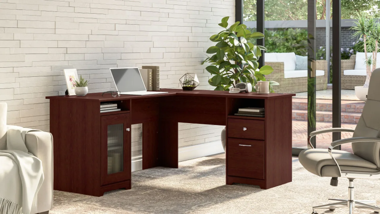 Cabot 60W L Shaped Computer Desk with Storage