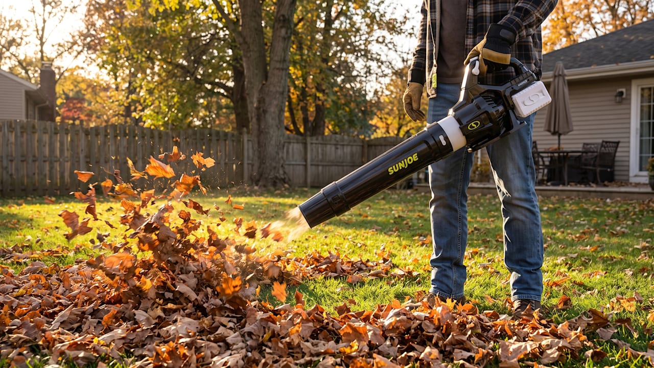 The Cordless Turbine Jet Leaf Blower
