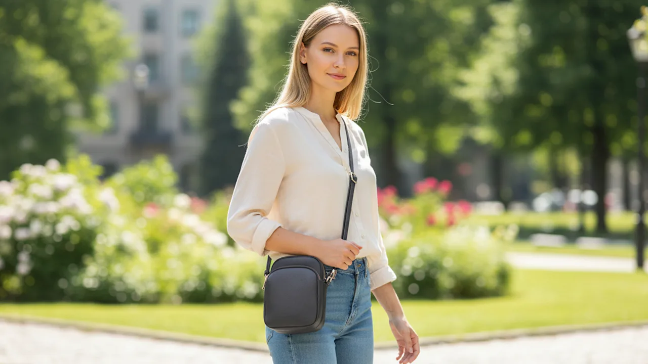 Poppy & Harper Rachel Triple Compartment Crossbody